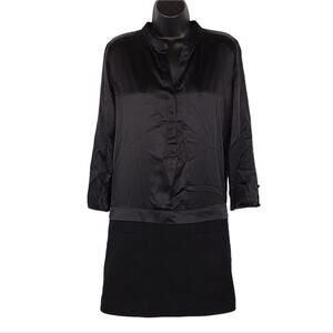Veronica Beard Silk Black Mini Dress